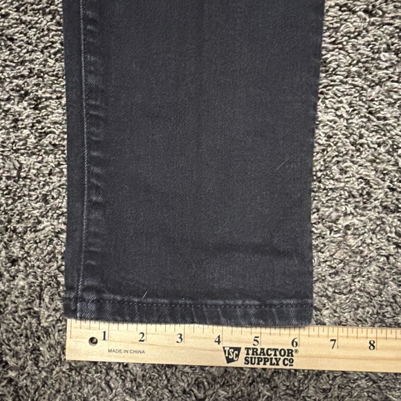 American Eagle Jeans Mens 28x32 (Fits 29x29) Airflex + Slim Straight Black - Picture 8 of 11